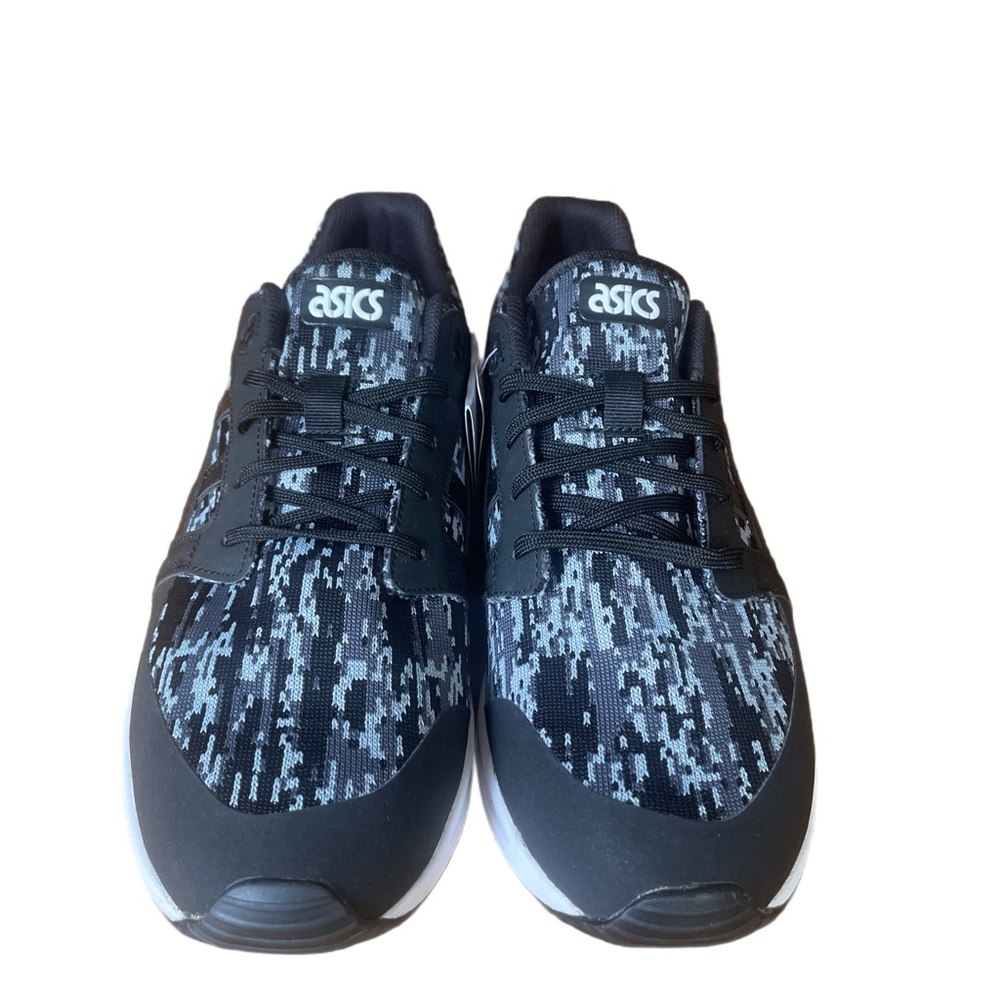 Asics Black and White Athletic Shoes - Picture 4 of 10